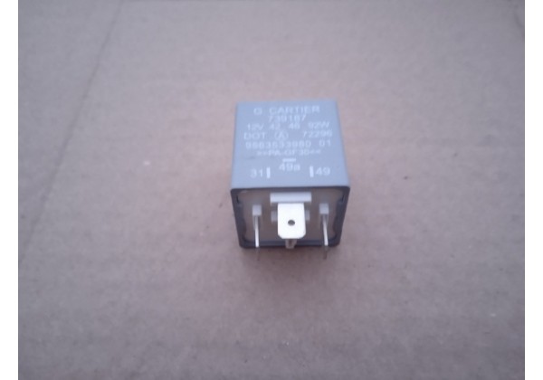 Реле покажчиків поворотів Peugeot, Citroen, на 3 полюса, 9563533980, 632324 *
